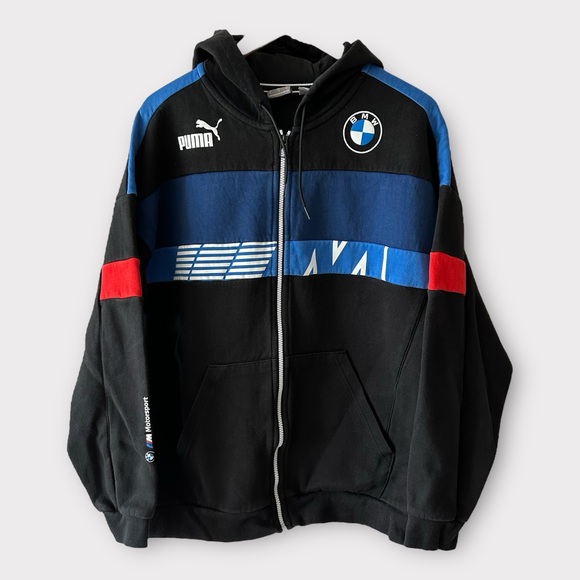 Puma • BMW M Motorsport SDS Motorsport Sweat Full Zip Hoodie Jacket - Picture 4 of 10